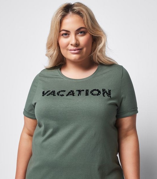 Belle Curve Printed T-Shirt