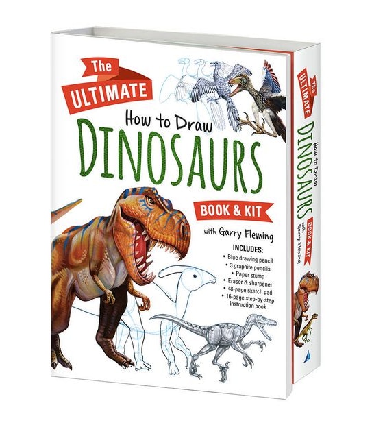 Book & Kit - How To Draw Dinosaurs