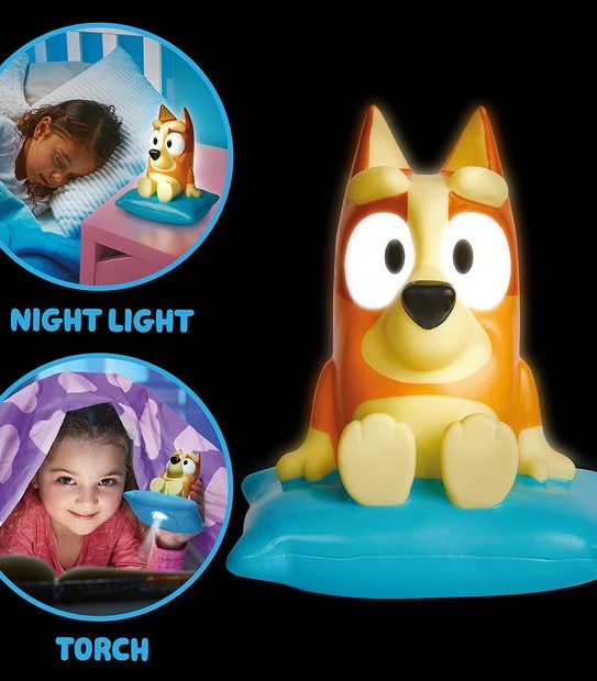 Bluey 2-In-1 Night Light &&nbsp;Torch Buddy - Bingo