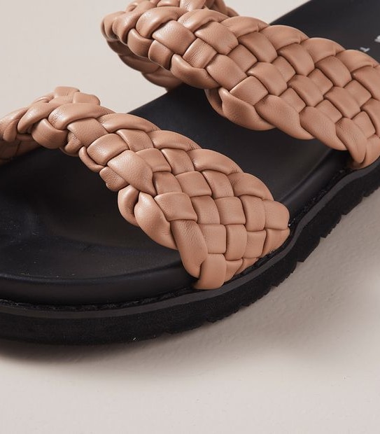 Womens Margot Weave Band Slides