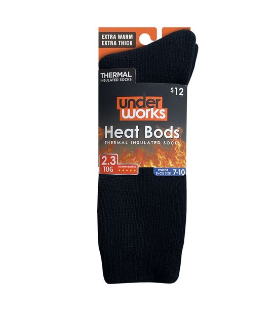 Underworks Heat Bods&trade; Thermal Socks