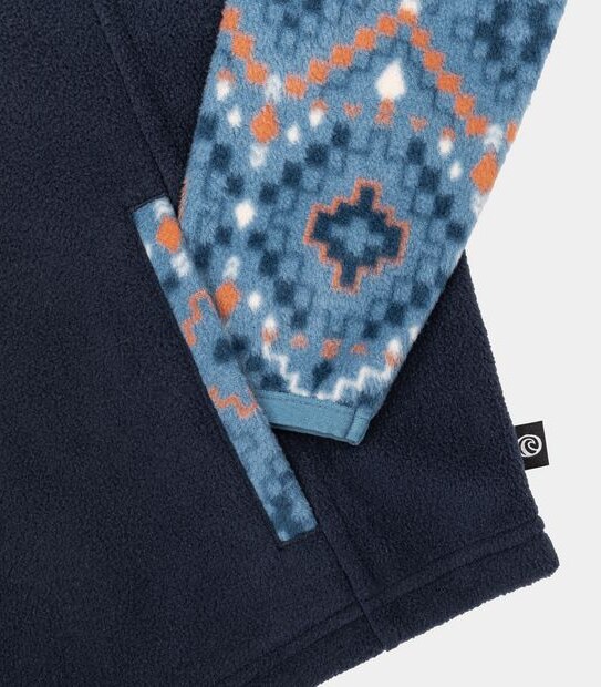 Piping Hot Fleece Geometric Jumper