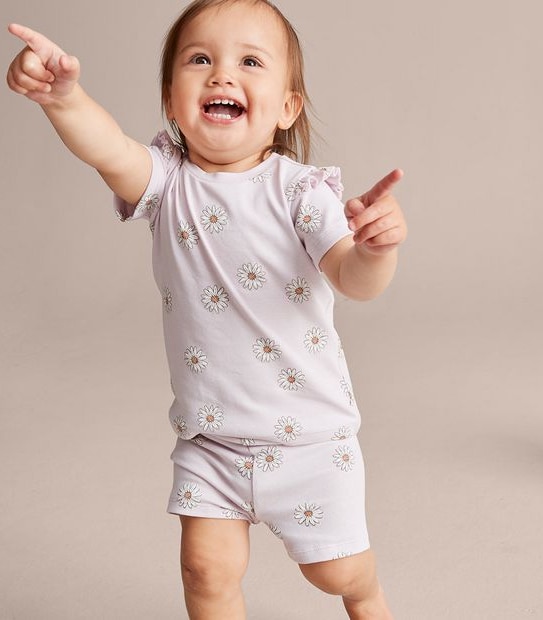 Mix and Match Organic Cotton 2 Pack Pyjama Set