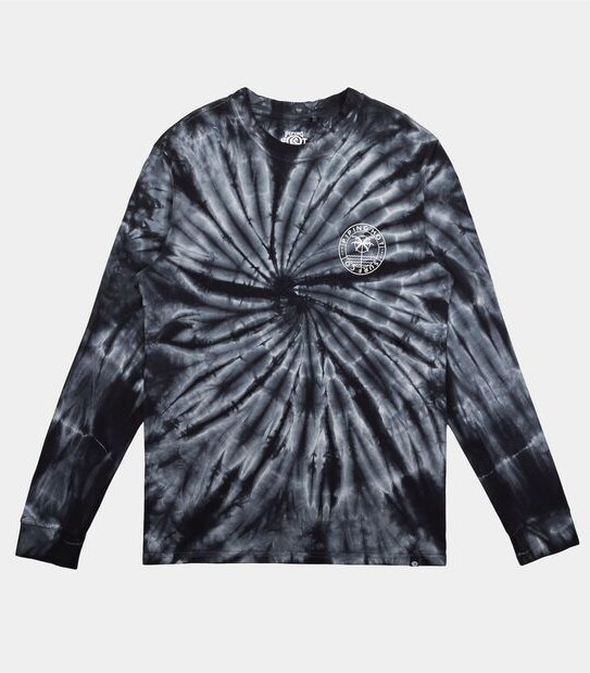 Piping Hot Spiral Tie Dye Long Sleeve T-Shirt