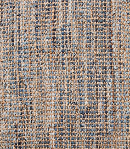 Woven Jute & Denim Rug - 120cm x 180cm