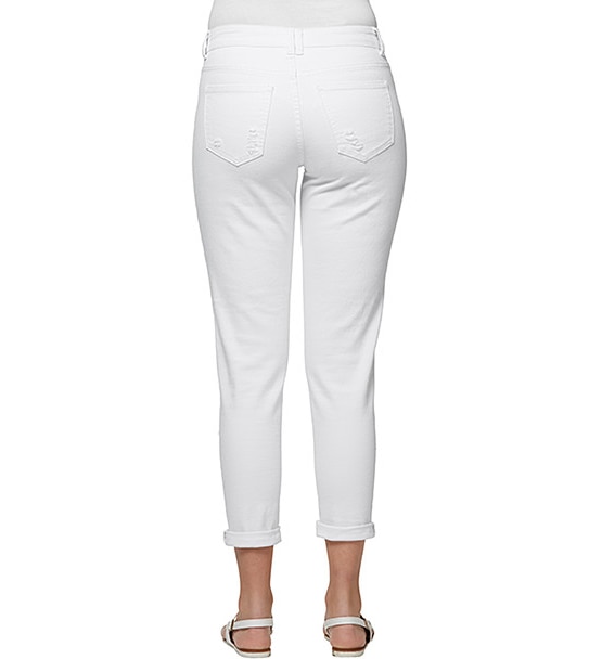 Girlfriend Jeans - White