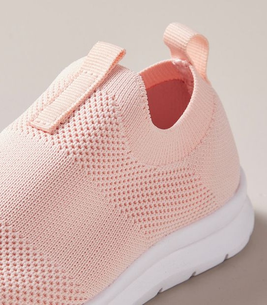 Kids Junior Knitted Slip-On Sneakers