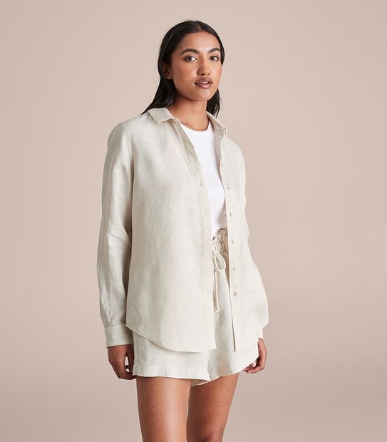 European Linen Long Sleeve Shirt