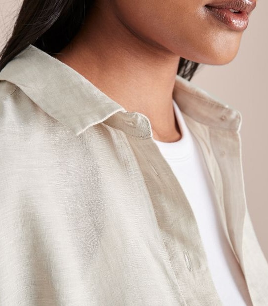 European Linen Long Sleeve Shirt