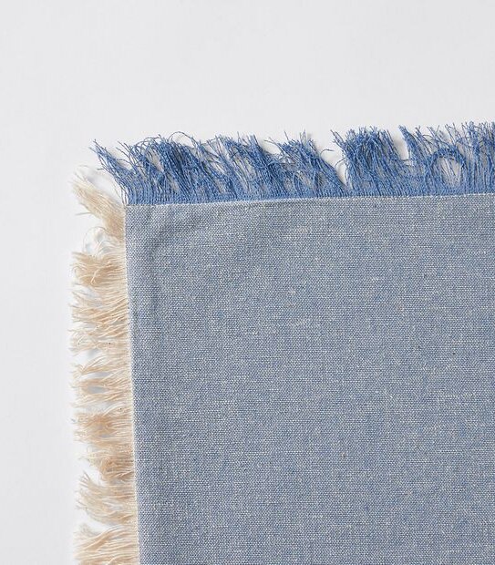 Crossdyed Placemat with Fringe