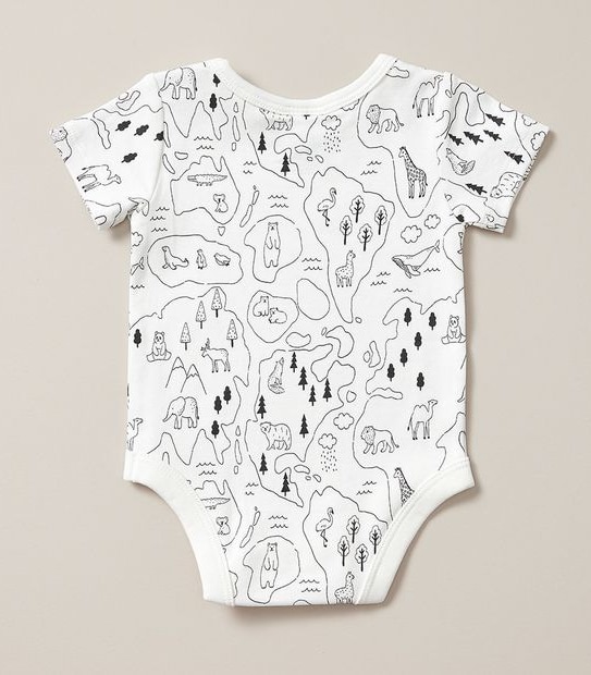 Baby Organic Cotton 3 Pack Bodysuits