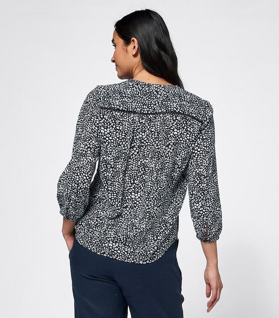 Pintuck Peasant Top
