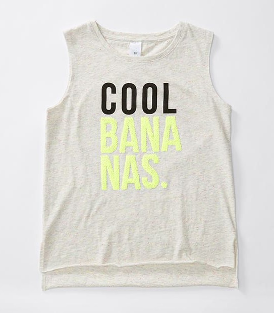Cool Bananas Reversible Sequins Tank Top