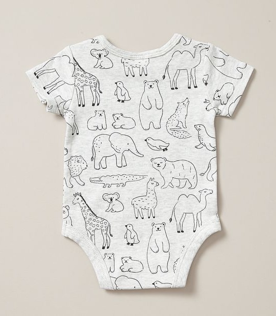 Baby Organic Cotton 3 Pack Bodysuits