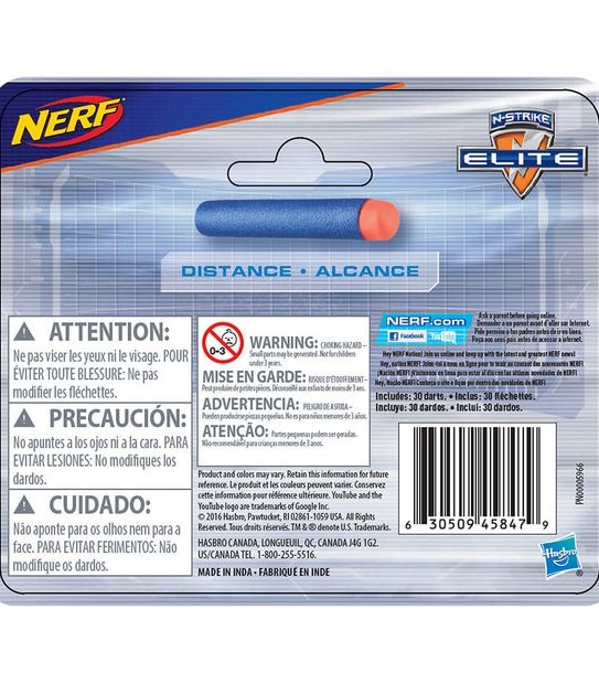 NERF 30 Pack N-Strike Elite Blaster Dart Refill