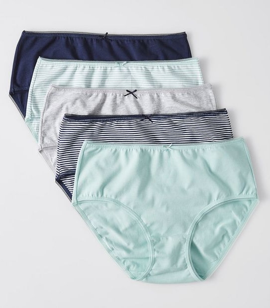 5 Pack Cotton/Elastane Midi Briefs