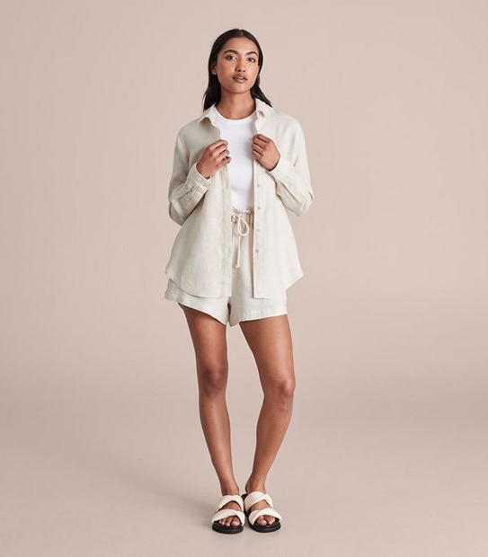 European Linen Long Sleeve Shirt
