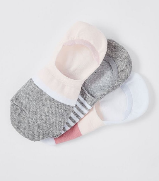 3 Pack Cotton Rich Sneaker Socks - Pink