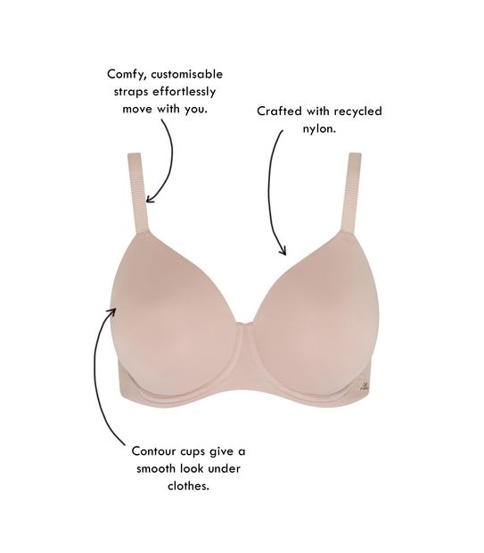 Be By Berlei Fuller Figure T-Shirt Bra; Style: YWTV
