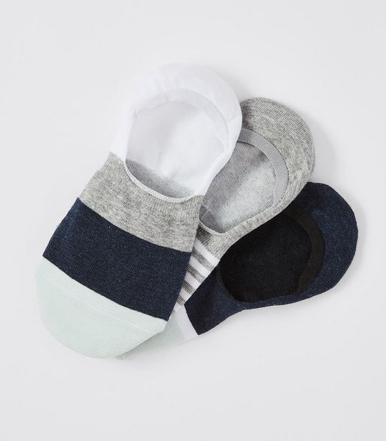 3 Pack Cotton Rich Sneaker Socks - Blue