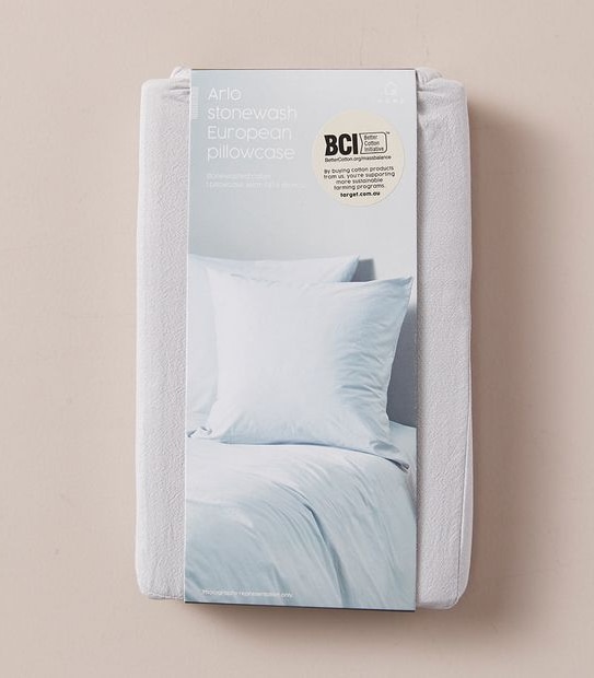 Arlo Stonewash European Pillowcase