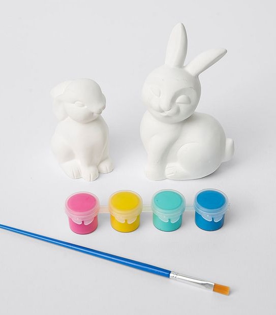 Easter Paint Your Own Bunnies 2 Pack