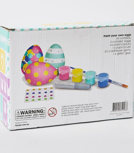 Easter Paint Your Own Eggs 3 Pack