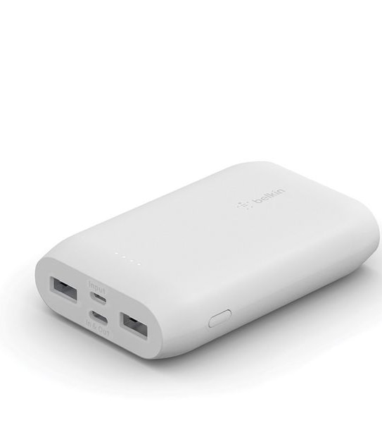 Belkin Boostcharge Powerbank 10K White
