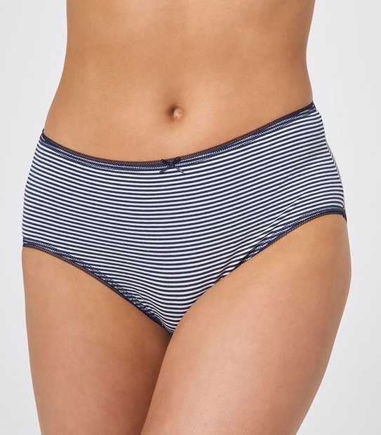 5 Pack Cotton/Elastane Midi Briefs