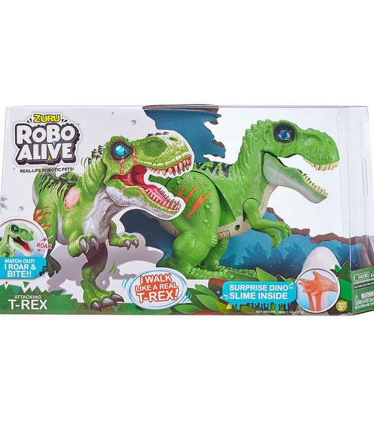 Robo Alive Attacking T-Rex Series 2 Dinosaur Toy Assorted