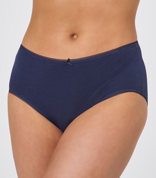 5 Pack Cotton/Elastane Midi Briefs