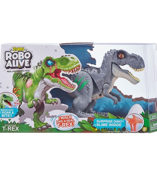 Robo Alive Attacking T-Rex Series 2 Dinosaur Toy Assorted