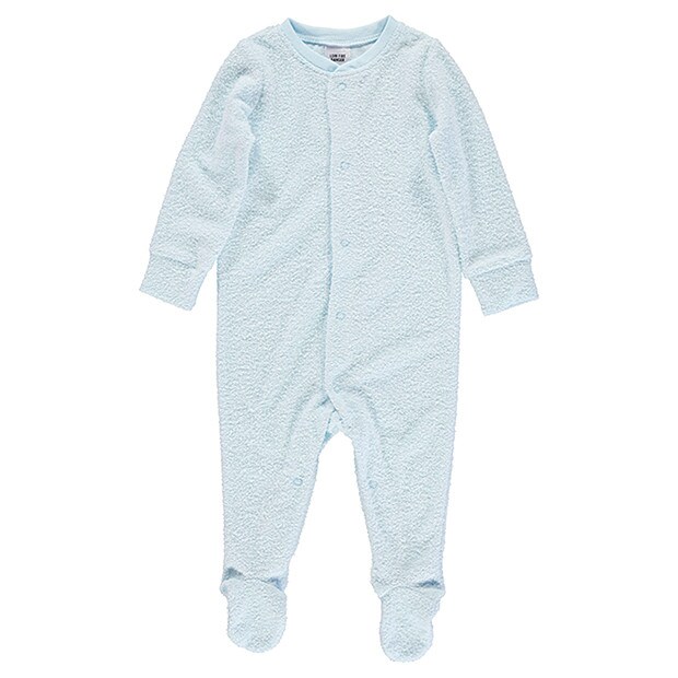 essentials Baby Stretch Terry Coveralls - Blue essentials Baby Stretch Terry Coveralls - Blue