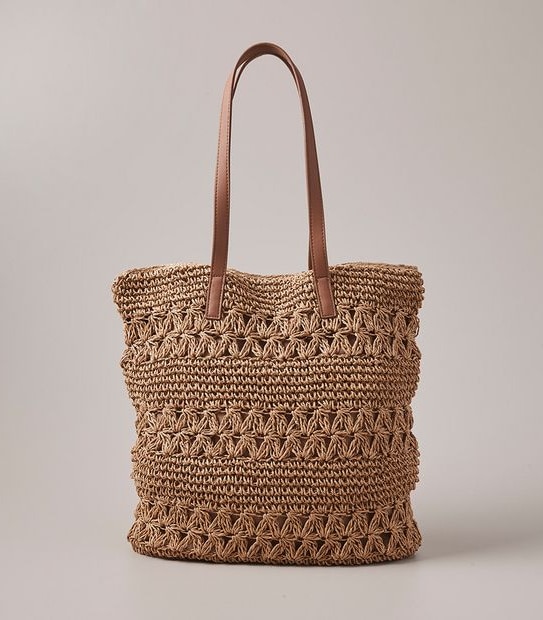 TW SUMMER STRAW TOTE NATURAL
