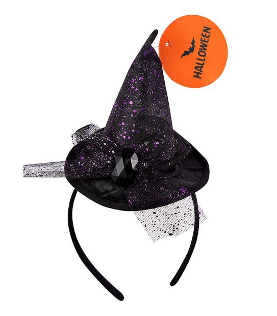 Halloween Witch Hat Headbands - Assorted