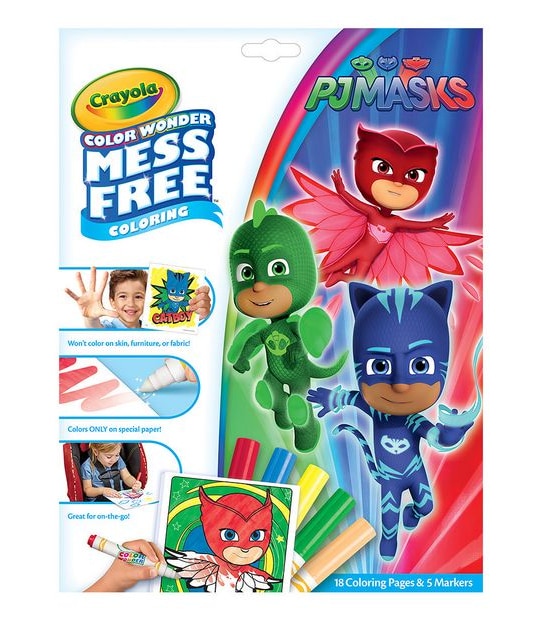 Crayola PJ Masks Colour Wonder Colouring