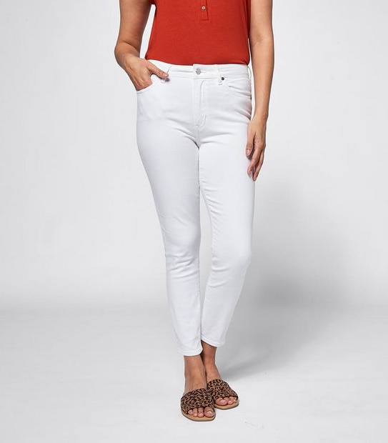 Sophie Skinny High Rise Crop Length Jeans