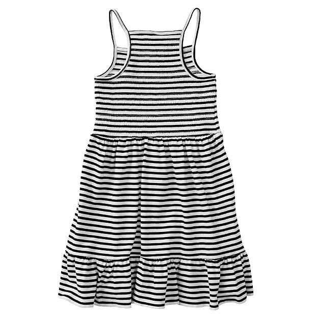 Stripe Print Shirred Dress Target Australia