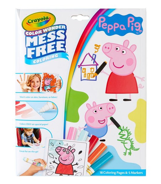 Crayola Peppa Pig Colour Wonder Colouring