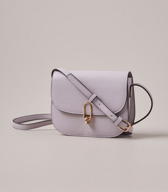 TW SADDLE CROSSBODY BAG LILAC