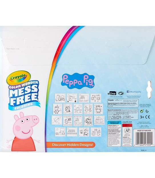 Crayola Peppa Pig Colour Wonder Colouring
