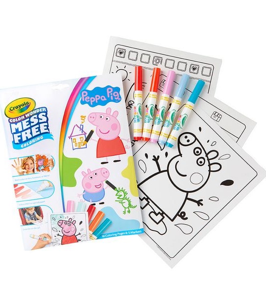 Crayola Peppa Pig Colour Wonder Colouring