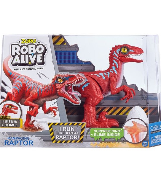Robo Alive Rampaging Raptor Dinosaur Toy - Assorted*
