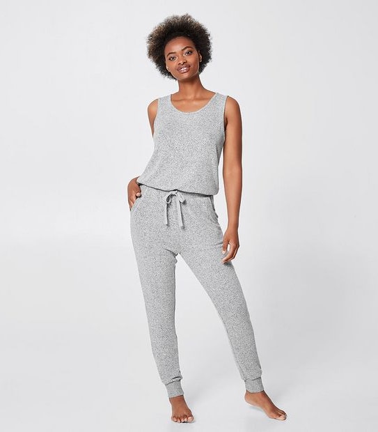 Cosy Sleep Jumpsuit - Grey Marle