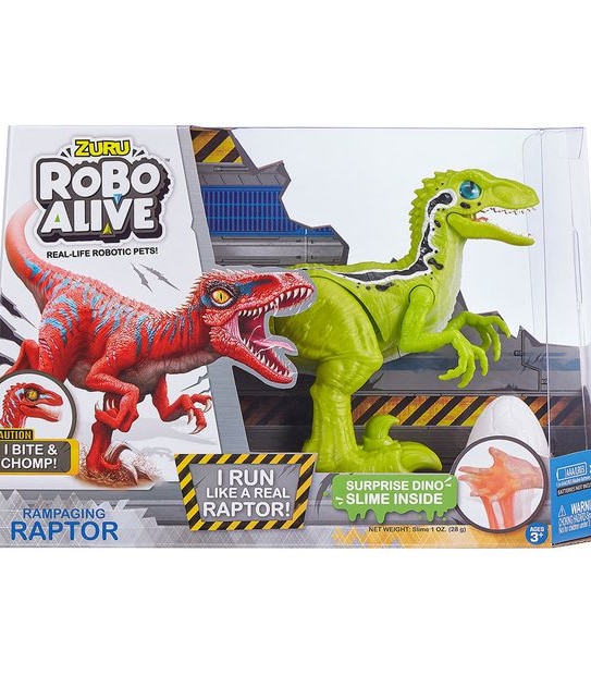 Robo Alive Rampaging Raptor Dinosaur Toy - Assorted*