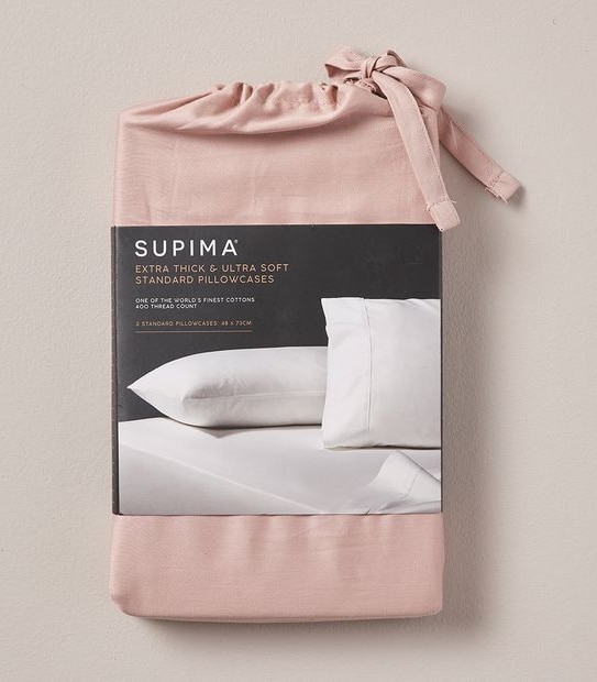 Supima 2 Pack 400 Thread Count Pillowcases