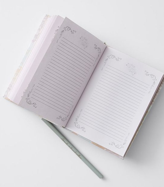 Disney Princess Belle A6 Notebook With Pencil