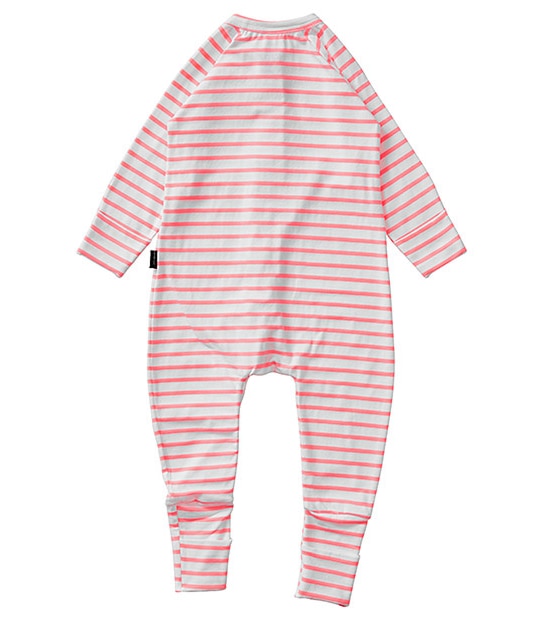 Bonds Print Zip Wondersuit - Fluoro Pink