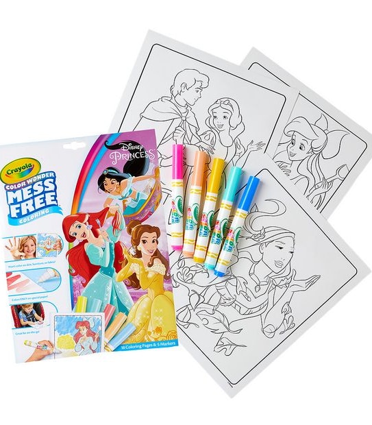 Crayola Disney Princess Colour Wonder Colouring