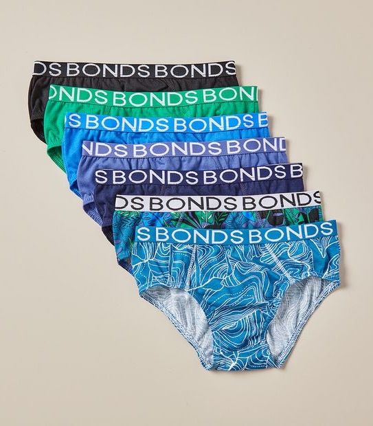 Bonds Boys Briefs - 7 Pack